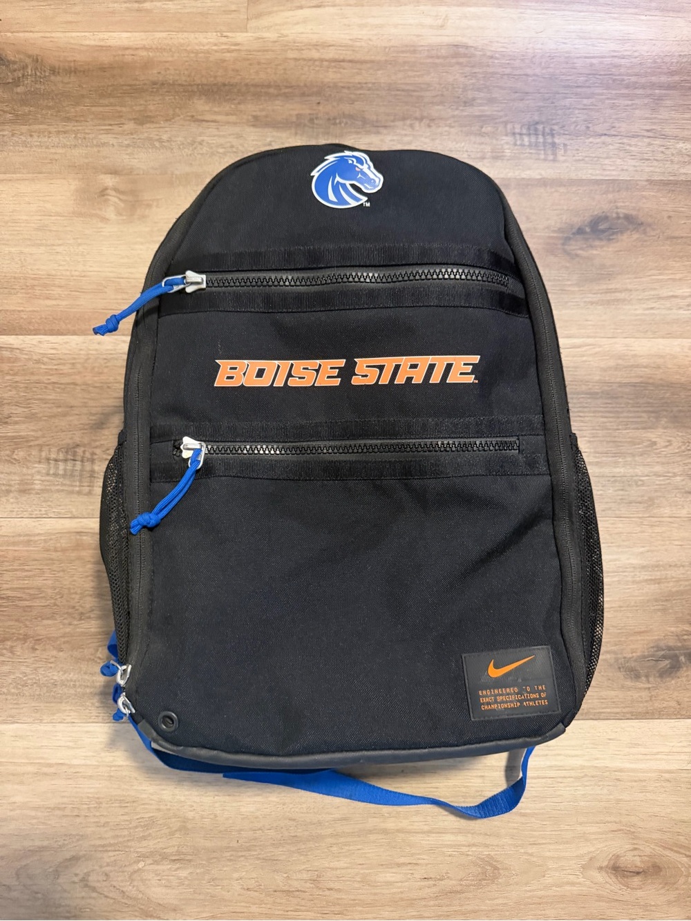 Nike Utility Heat Backpack Boise State Broncos BSU Team Issued Laptop Bag